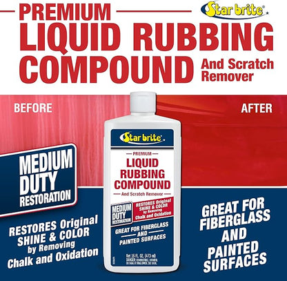STAR BRITE Liquid Rubbing Compound 16 oz. Oxidation & Scratch Remover