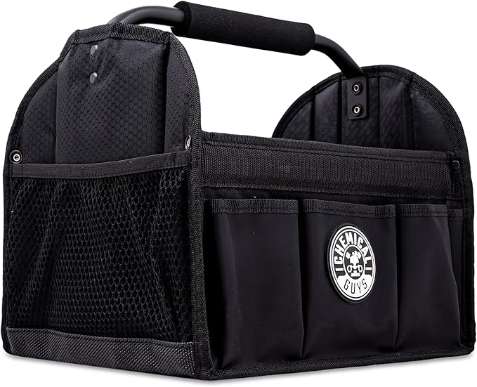 Chemical Guys Quick Load Collapsible Detailing Car Caddy Organizer & Storage – Portable Wash and Garage Organizer for Supplies, Tools and Accessories – Durable Black Design for Cars, Trucks & Home | Quick Load, Collapsible, For Cars, Trucks, SUVs, RVs