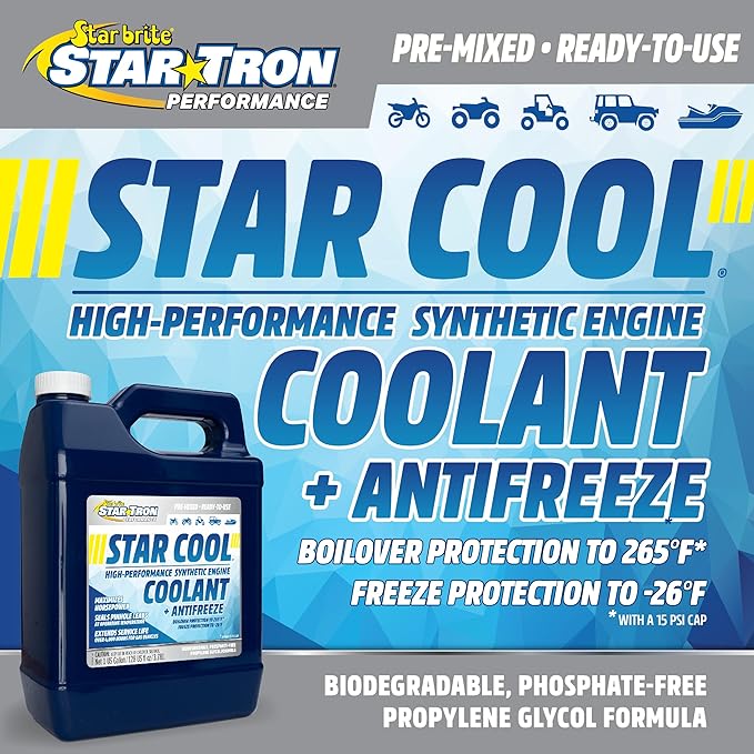 STAR BRITE Star-Cool Premium Synthetic PG Engine Coolant - 64 OZ (033264)