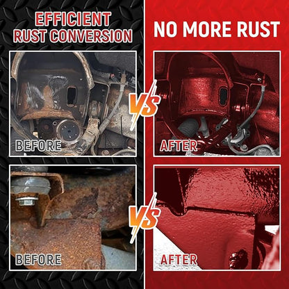 styleonme Water-based metallic paint, Anti-Rust Paint, Red 32 Fl Oz, Metal Primer & Preventive Coating, Rust Preventive Paint, Stop Rust and Corrosion Permanently (High-Gloss)