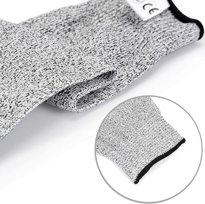 Cut Resistant Sleeves Level 5,18 inch Long Breathable Soft Cut Proof Flexible Arm Protectors for Thin Skin and Bruising,Protective Safety Arm Sleeve with Thumb Hole for Garden fixing Repair Work