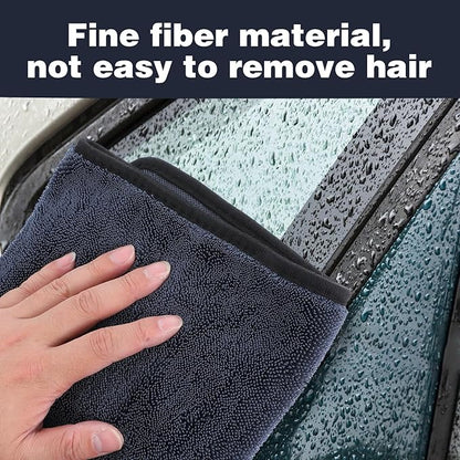 4 Pack Large Microfiber Car Drying Towels, 36x24 Inch Microfiber Towels for Cars, Ultra Absorbent, Streak Free, Scratch Free, Lint Free, Quick Dry, Multi-Purpose
