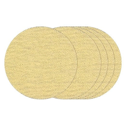 Kozelo 30 Pcs Sanding Discs 2 Inch 80 Grit Hook and Loop Random Orbital Sandpapers Suitable for Drywall Sander Wood Metal Furniture, Yellow