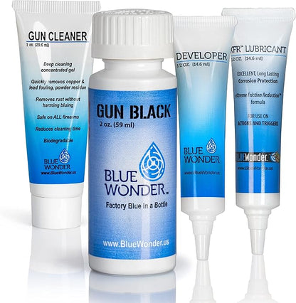 Blue Wonder Gun Black - 2 oz Firearm Refinishing Kit