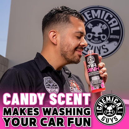 Chemical Guys Mr. Pink Car Wash Soap - 64 oz Super Suds Foaming Car Wash Soap for Cannon, Blaster, or Bucket Washing - pH Balanced, Safe on Wax, Sealant, Ceramic, and Clear Coat Finishes