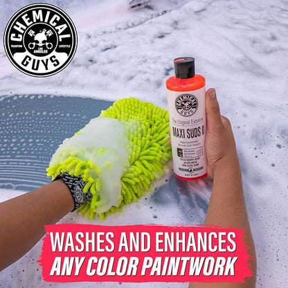 Chemical Guys CWS_101_16 Maxi-Suds II Foaming Car Wash Soap (Works with Foam Cannons, Foam Guns or Bucket Washes) Safe for Cars, Trucks, Motorcycles, RVs & More, 16 fl oz, Cherry Scent