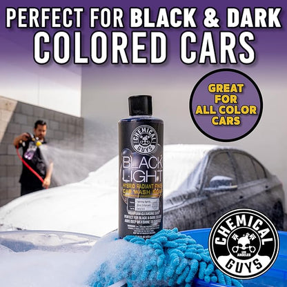 Chemical Guys CWS61964 Black Light Foaming Car Wash Soap (Works with Foam Cannons, Foam Guns or Bucket Washes) for Cars, Trucks, Motorcycles, RVs & More, 64 fl oz (Half Gallon) Black Cherry Scent