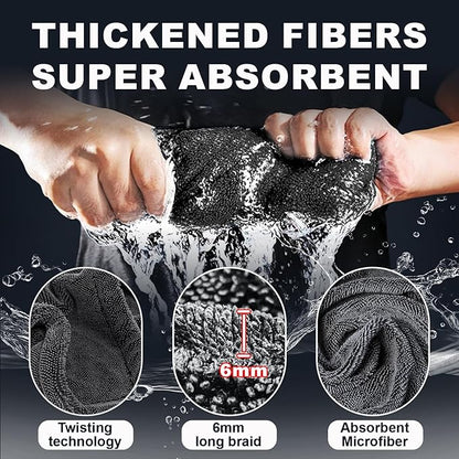 Car Drying Towel (28" x 36"),1500 GSM Double Sided Microfiber Drying Towels for Cars,Highly Absorbent,Leaving no Marks,no Shedding,Easy to Clean
