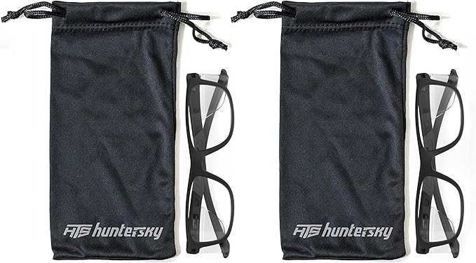 HTS HUNTERSKY TR90NZZ Safety Glasses with Side Shield Small Size Women Men ANSI Z87 Anti Fog Scratch Resistant Lab Pickleball