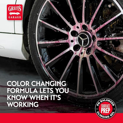 Griot's Garage Iron and Fallout Remover for Car Detailing and Cleaning, Removes Rust, Embedded Debris, and Fallout from Multiple Exterior Surfaces 10949, One Gallon