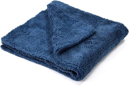 Maxshine 500GSM Edgeless Microfiber Towel for Car Detailing - Blue, 16”x24” (40x60cm), High-Absorbency & Ultra-Soft for Car Detailing & Polishing