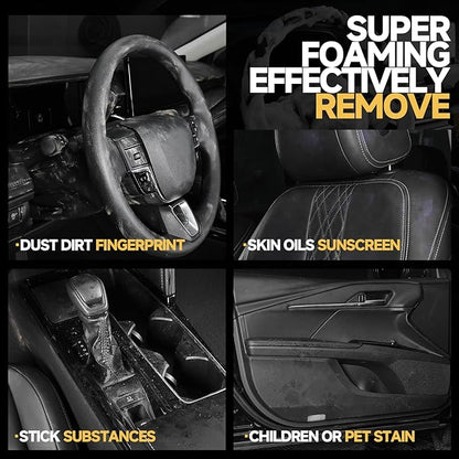 Deep Clean Interior Car Cleaner Kit for Tesla, 2-in-1 Foam & Mist Modes Car Upholstery Cleaner for BMW Accessories All Surface 16 Fl Oz Cleaning Kit Interior for Mercedes Benz Car Accessories