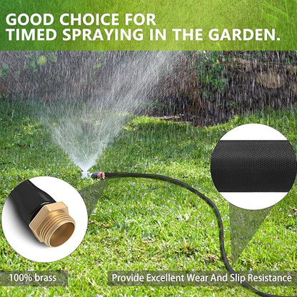 ACOVER Anti-Kink 25FT Non-Expanding Garden Hose, Flexible and Tough, Lightweight and Sturdy for Outdoor, Yard, Lawn, Car Wash, Marine, and Camper Use,and All-Season Use. U.S Standards Brass Fitting