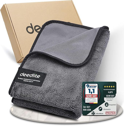 Shiny Bath Wipes Shower Cleaning Cloths, Premium Car Drying Towel | Ultra Absorbent Twisted-Loop Design| Microfiber Towel for Car, Shower Cabin, Household
