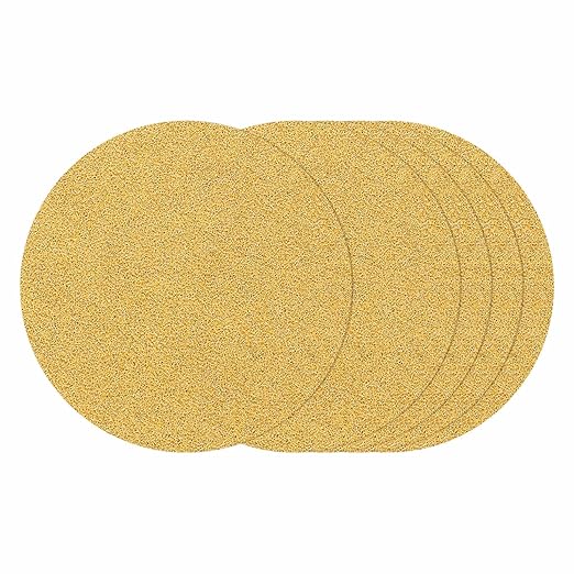 Kozelo 20 Pcs Sanding Discs 2 Inch 60 Grit Hook and Loop Random Orbital Sandpapers Suitable for Drywall Sander Wood Metal Furniture, Yellow