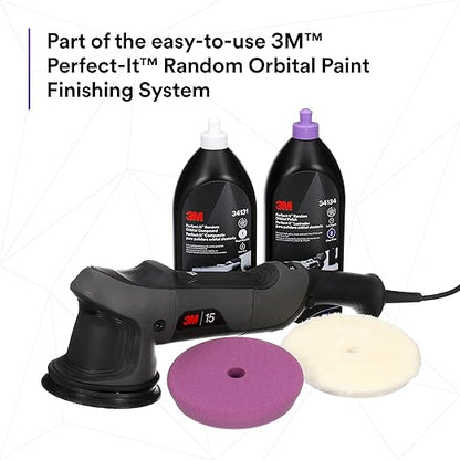 3M Perfect-It Random Orbital Compound, 34131, 1 quart, Fast Cutting Compound for Automotive Buffing & Polishing