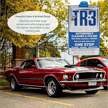 MPD Cobalt Charm TR Three Automobile Resin Glaze Cleaner & Polish - 16oz - Paint Restoration, Car Scratch Remover, Clear Coat Enhancer, Car Finish Protectant (Pack of 1)