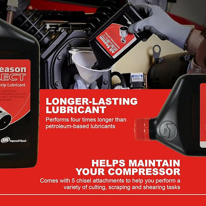 Ingersoll Rand 38436721 OEM All Season Select Synthetic Lubricant, 1L Bottle