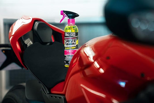 Muc-Off Powersports Drivetrain Cleaner 16.9 fl oz | Pro-Strength Chain Cleaner Kit for Motorcycles, ATVs, and UTVs
