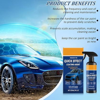 Advanced Car Quick-acting Coating Agent Spray,Car Quick Effect Coating Agent Spray,2025 New Car Paint Protection,Multifunctional Car Scratch Remover,Car Scratch Wax Polish spray