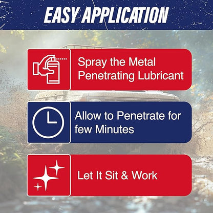 BullSnot FreeABull Metal Penetrating Lubricant (1 can) – Rust & Corrosion Remove – Frees Rusted Parts, Stops Squeaks, Cleans & Protects – Silicone-Free, Professional Strength – Made in USA