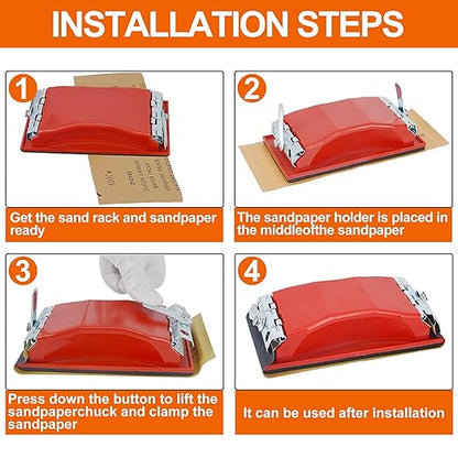Wet & Dry Sandpaper Set, 42 Sheets of 120 to 3000 grit Sandpaper with Sanding Block Sander,for Wood Furniture Finishing Metal Automotive Sanding Polishing