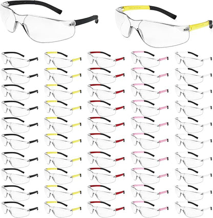 Salfboy Safety Glasses for Men Women ANSI Z87.1 Safety Glasses Bulk Protective Eyewear Scratch-Resistant