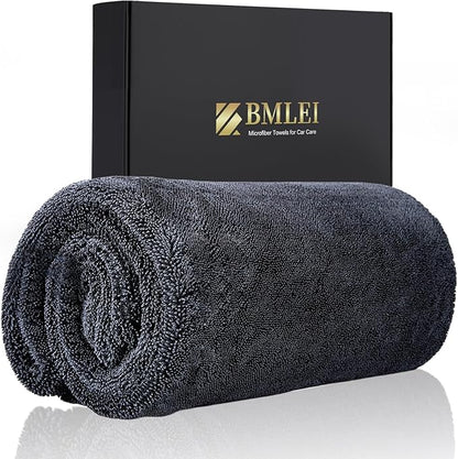 Car Drying Towel, 48"x24" Extra Large Twisted-Loop Car Cleaning Towel,1300GSM Super Absorbent, Streak Free Microfiber Cleaning Cloth for Cars, Trucks,Full-Sized SUVs