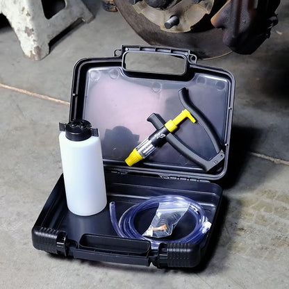 Phoenix Systems V-5 Reverse Brake and Clutch Bleeder (Includes Bottle and Hard Case), One Person, Fits All Makes and Models
