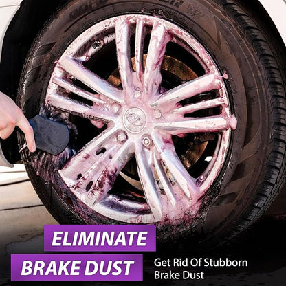 Torque Detail Purple Destroyer 16oz - Car Detailing & Wheel Cleaner Spray, Eliminate Brake Dust, Remove Iron From Rims & Wheels | Professional Strength Formula, Works On Chrome, Aluminum, Alloy & More