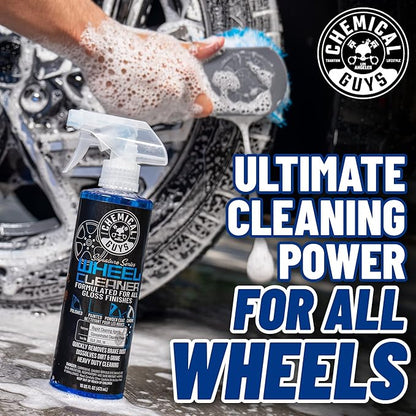 Chemical Guys Starter Car Care & Cleaning Kit, 7-Piece Detailing Car Wash Kit with 6 Premium 16 oz Care Chemicals and Accessories for Washing, Waxing, and Interior Cleaning