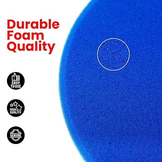 Maxshine Universal 5.2” High Foam Cutting Polishing Pad with Hole - Removes Heavy Swirl Marks, Scratches & Oxidation, Professional-Grade Pad for Efficient Paint Correction