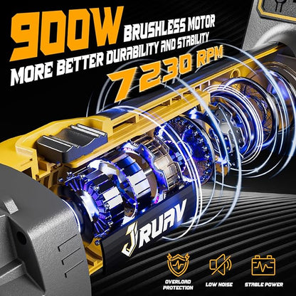 Cordless Buffer Polisher for Car Detailing,7230 RPM Car Buffer Polisher,21V 4.0Ah Li-ion Battery,Cordless Polisher With 29 PCS Car Detailing Kit,for Polishing, Waxing, Boat Sanding, Scratch Removing