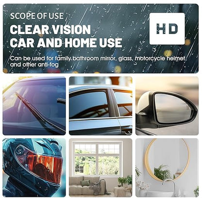 OverZyn Windshield Water Repellent, Windshield Fog Prevention Long-Lasting Water Repellency and Fog Prevention Ensure a Clear and Continuous Field of Vision for Windshields Car Window Eyeglass Lenses