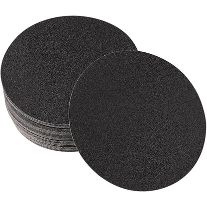 30PCS 6 inch Silicon Carbide Sanding Discs 80 Grit, Wet Dry Orbital Sander Hook and Loop Sandpaper Disc, Best for Metal,Automotive,Wood Polishing