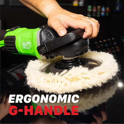 Maxshine 7" M1300 Pro Rotary Polisher - 1300W, 6-Speed, 5/8” Thread - Auto Detailing Tool for Paint Protection, Swirl & Scratch Repair, Buffing, Glossy Shine - Ideal for Cars, Trucks, SUVs