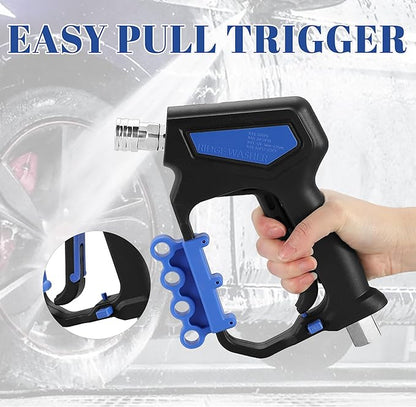 RIDGE WASHER Pressure Washer Gun Swivel, Power Washer Gun 5000 PSI with 1/4" Quick Connector, 12 GPM, 360°3/8 NPT Thread, M22-14mm and M22-15mm Fitting
