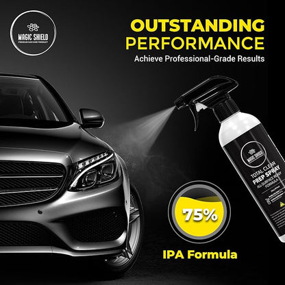 Prep Spray – Must Wash After Use | Ideal for Ceramic Coating Prep | Wax & Grease Remover for Auto Detailing | Ultimate Surface Cleaner - 16oz