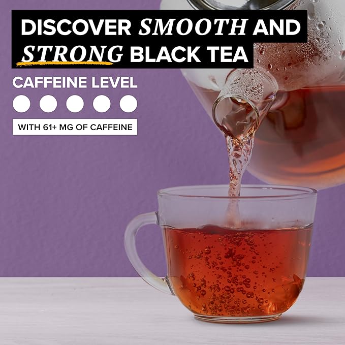 TAZO Tea Bags, Regenerative Organic: Chai Black Tea, Awake English Breakfast Black Tea, & Earl Grey Tea 16 CT (1ea) (Variety Pack)