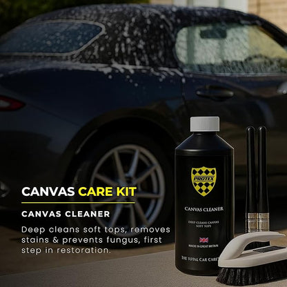 PROTEX Convertible Soft Top Care Kit with Canvas Cleaner & Waterproofer