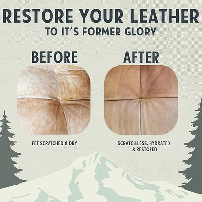 Snowshoe Leather Conditioner, Made in USA Since 1927 - Protect, Condition, Restore & Waterproof - Leather Conditioner for Furniture, Couch, Purses, Shoes, Boots, Gloves, Saddles (Gallon)