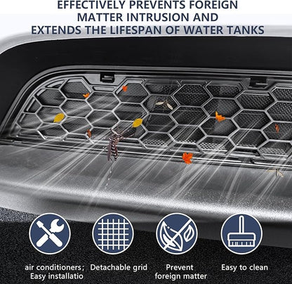 SHINELINERS Grille Mesh Insert for Tesla Model Y Juniper 2025 2026, Matte Black Front Air Vent Cover, Insect Protection(Only for Premium)