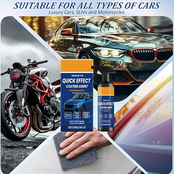 Advanced Car Quick-acting Coating Agent Spray,Car Quick Effect Coating Agent Spray,2025 New Car Paint Protection,Multifunctional Car Scratch Remover,Car Scratch Wax Polish spray