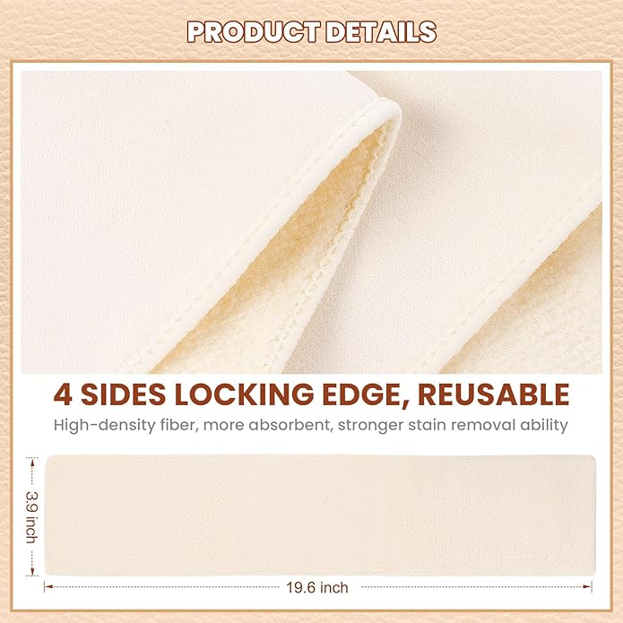 10 Pcs Shine Shoes Cloth Kit Polish Dauber Applicators Cleaning Leather Shoes Boots Microfiber Care Cloths Suede Cleaner