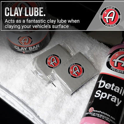Adam's Detail Spray (2-Pack) - Quick Waterless Detailer Spray for Car Detailing, Washing, Polishing & Vehicle Claying