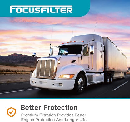 FOCUSFILTER OEM Grade Fuel Water Separator Filter, Replaces Fleetguard FS20313, 24009059, 24009058, Compatible with Volvo D11 D13 D13TC, fits Mack MP8HE MP7 MP8 Engine, Davco 386 separator housing