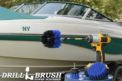 Boat Cleaning Supplies - Hull Cleaning Brush Set - Marine Equipment Cleaning Brush - Fishing Boat Scrubbing - Pond Scum Remover - Barnacle Removing Tool - Aquatic Cleaning Brushes - Tank Cleaning Set