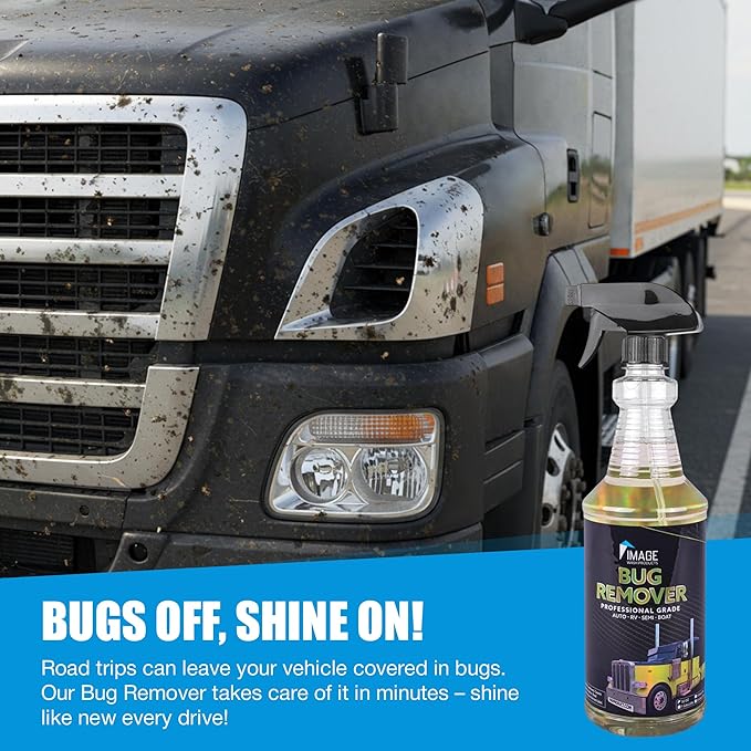 Image Wash Products Bug Remover – 32oz Best Bug Remover for Cars/Truck Exterior | Bug Cleaner for Vehicles, Car Bug Remover Spray, Bug Off Car Cleaner, Bug Wash for Cars
