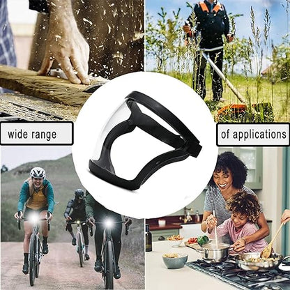 Full Face Shield for Adults Women Men（2 pack), Full Face Super Protective Shields, Adjustable reusable high-definition plastic face shield with Super Lightweight, High-Definition, Anti-Fog