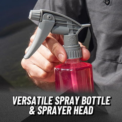 Chemical Guys Heavy Duty Bottle Sprayer - Chemical Resistant Trigger for Car Detailing, Adjustable Mist to Stream, High Output, for Cleaners, Sprays, Degreasers (ACC_121.16HD3) - 16 Oz, 3 Pack